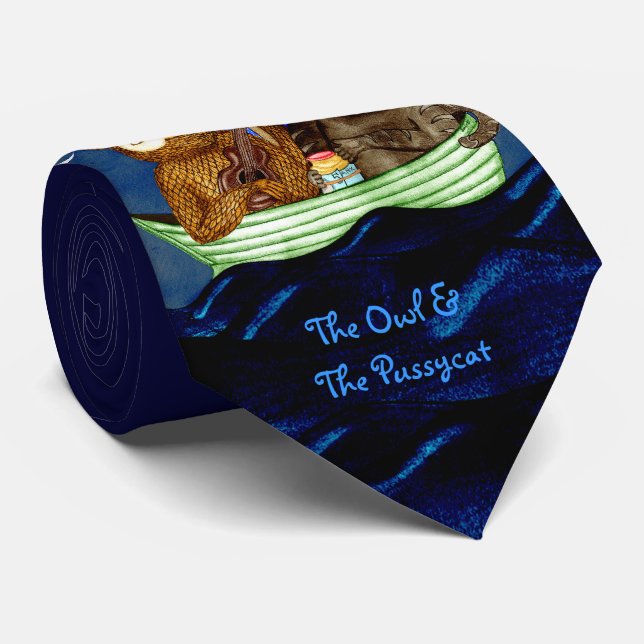 Corbata El búho y el pussicat (Enrollado)