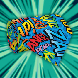 Corbata El cómic Pop Art Suena Superhéroe