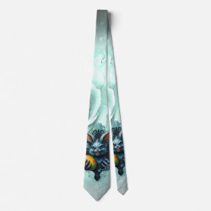 Corbata El conejo espeluznante de Pascua