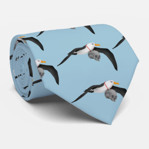 Corbata El cráneo del antiguo Mariner Albatross