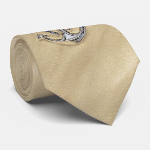 Corbata El cromo tiene gusto del ancla de la cuerda en la