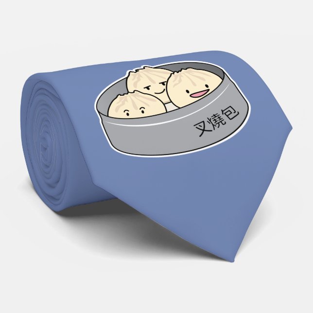 Corbata El desayuno chino del dim sum del bollo del cerdo (Enrollado)