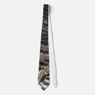 Corbata El diseño de la naturaleza abstracta de las plumas