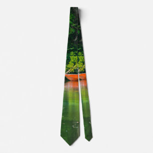 Corbata El empate del cuello del bote Naranja