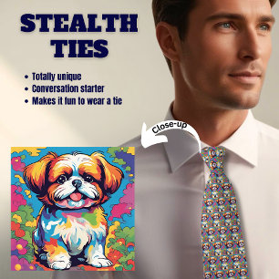 Corbata El empate sigiloso de Shitsu Dog Lover