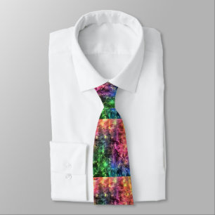 Corbata El Fin Del Arte Abstracto Del Arcoiris