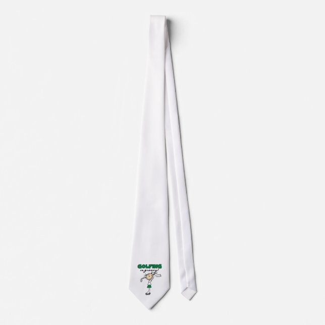 Corbata El golf es genial (Anverso)