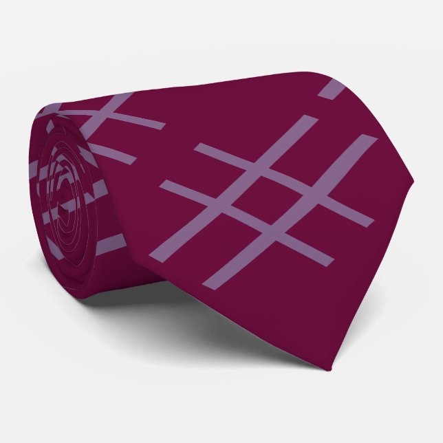 Corbata El #Hashtag (Enrollado)