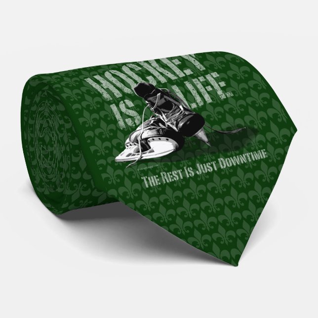 Corbata El hockey es vida (Enrollado)