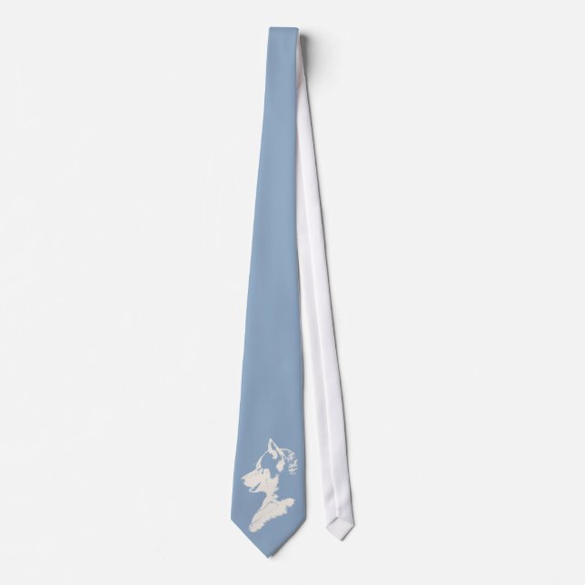 Corbata El Husky Siberiano Ties Elegantes Alaskan Malamute (Anverso)