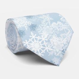 Corbata El lazo de los hombres de los copos de nieve