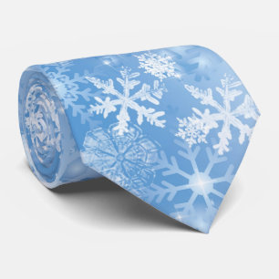 Corbata El lazo de los hombres de los copos de nieve del