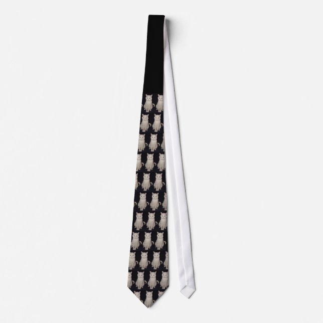Corbata El lazo del amante del gato (Anverso)