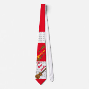 Corbata El lazo del jugador del Ukulele