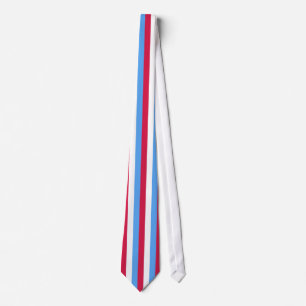 Corbata El lazo del rojo, blancos y azules de los hombres