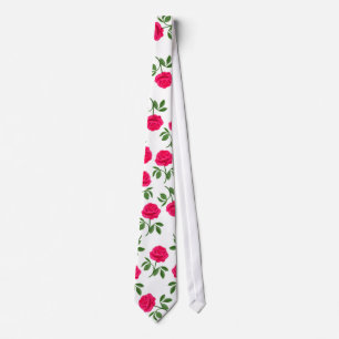 Corbata El lazo del rosa rojo
