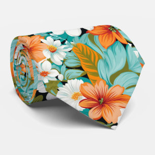 Corbata El lazo retro hawaiano