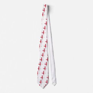 Corbata El león cruzado de San Jorge desenfrenado