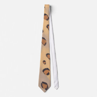 Corbata El leopardo mancha lazos de encargo de la pintura
