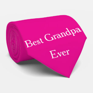 Corbata El mejor abuelo jamás abuelo abuelo Personalizado 