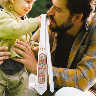 Corbata El mejor papá jamás Collage de fotos el día de los