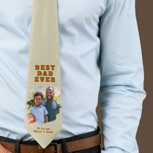 Corbata El mejor papá moderno del día de los padres (Subido por el creador)
