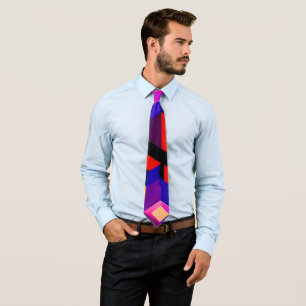 Corbata "El mosaico digital: una visión hipermoderna"