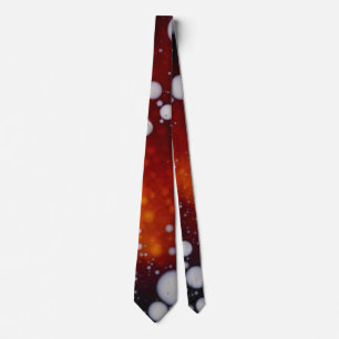 Corbata El nacimiento de las estrellas en un líquido abstr