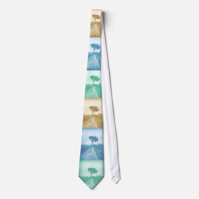 Corbata El pato del árbol pastel (Anverso)