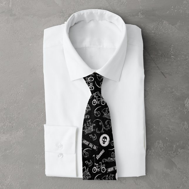 Corbata El patrón de iconos de Goonies (Tie with shirt)