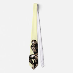 Corbata El pensador de Auguste Rodin - Tie