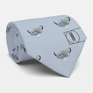 Corbata El polvoriento azul boho Boda ruso occidental Groo