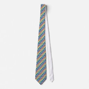 Corbata El practicar surf, practicando surf, practicando