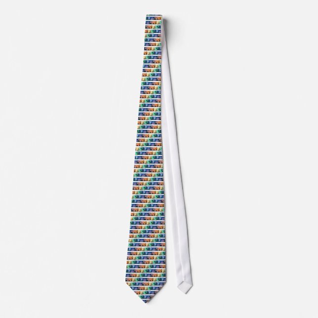 Corbata El practicar surf, practicando surf, practicando (Anverso)