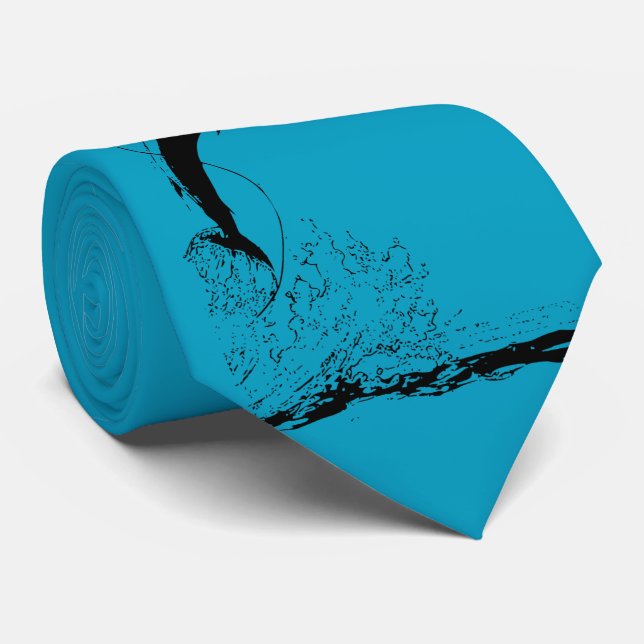 Corbata El salto de la aguja (Enrollado)