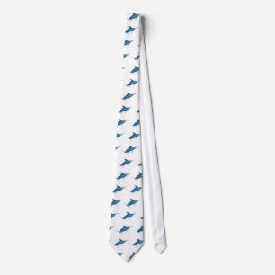 Corbata el subir del pez volador aislado en blanco