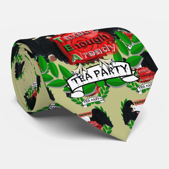 Corbata El Tea d Tea ya está lo suficientemente gravado co (Enrollado)