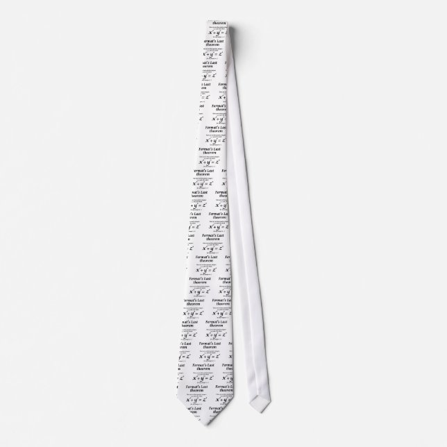 Corbata El teorema pasado de Fermat (Anverso)