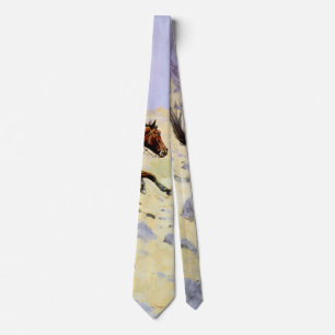 Corbata El vaquero de Remington, Caballería militar vintag