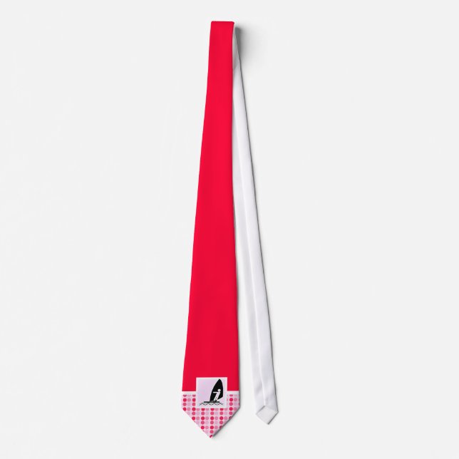 Corbata El Windsurfing lindo (Anverso)