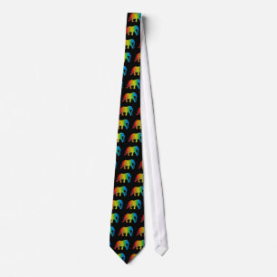 Corbata Elefante con píxeles