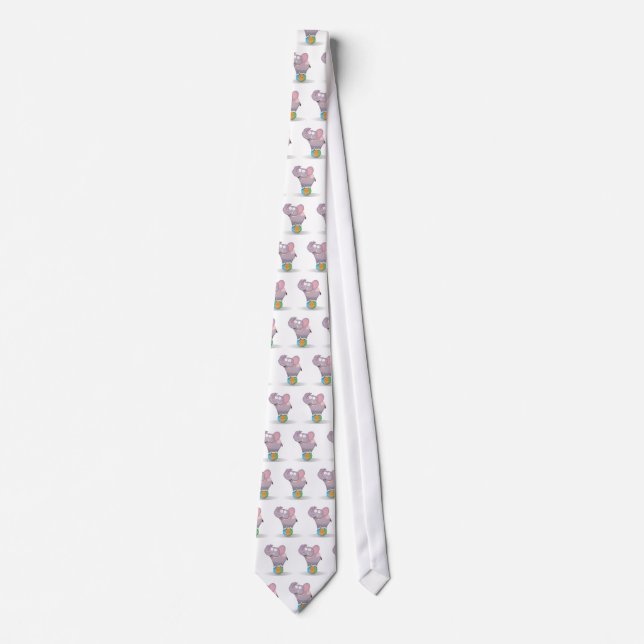 Corbata Elefante de circo (Anverso)