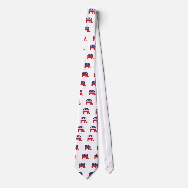 Corbata Elefante original republicano (Anverso)