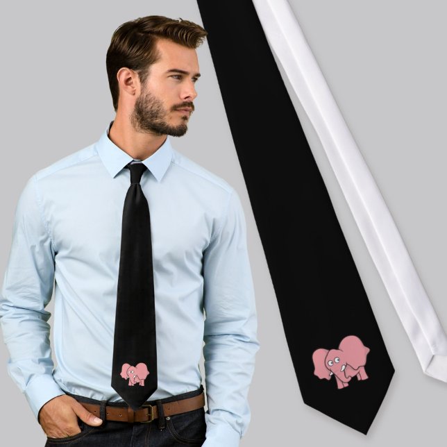 Corbata Elefante rosa (Subido por el creador)