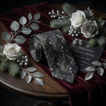 Elegancia de Pino Escarcha de Medianoche