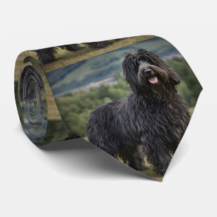 Corbata "Elegancia despeinada: el perro pastor Bergamasco