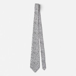 Corbata Elegancia Felina Monocroma Elegante