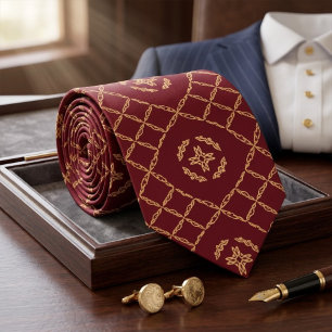 Corbata Elegant Dark Burgundy Wedding Tie, Modern