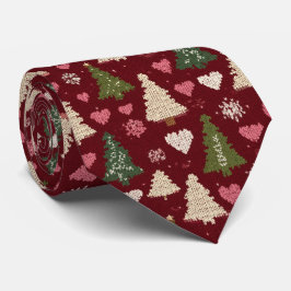 Corbata Elegant Festive Christmas Tree Pattern