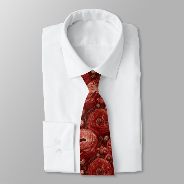 Corbata Elegant Gifts For Him Ranunculus Floral (Atado)
